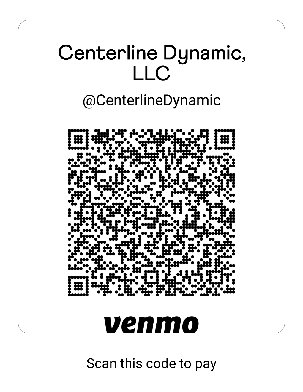 Venmo QR Code